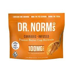 Logo for  - Peanut Butter Cup Brownie Solventless Single Brownie Dr Norms