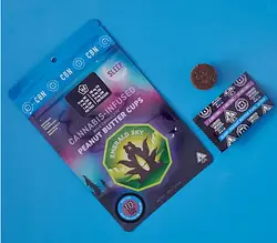 Logo for Chocolates - Milk Chocolate Peanut Butter Cups 10:2:2 Thccbdcbn Sleep 10pk