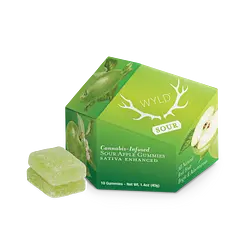 Logo for Gummies - Sour Apple Enhanced Gummies