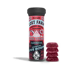 Logo for Gummies - 'Dark Cherry X Illuminati Og' Live Rosin Gummies
