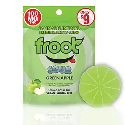 Logo for Gummies - Sour Green Apple Hybrid Gummy