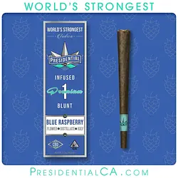 Logo for blunts - Blue Raspberry Moon Rock Blunt