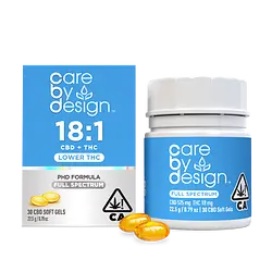 Logo for capsulestablets - 18:1 Cbd Lower Thc Full Spectrum Soft Gels