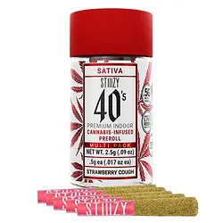 Logo for singles - Strawberry Cough Infused 40's Preroll 5pk