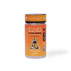Logo for singles - Clockwork Lemon Hash Infused 10pk Preroll