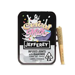 Logo for singles - Cereal Milk Jefferey Infused Joint . 5 Pack