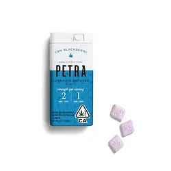 Logo for lozenges - Blackberry Cbn Petra Mints