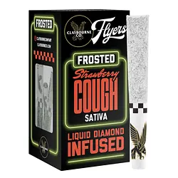Logo for singles - Strawberry Cough Frosted Flyers 5pk Infused Preroll