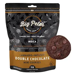 Logo for Baked Goods - Big Pete's: Double Chocolate Indica Cookies 10pack