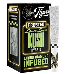 Logo for Infused - Flyers Frosted Infused Preroll 5pk Hybrid Lemon Lime Kush