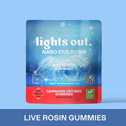 Logo for Gummies - Raspberry Nano Live Rosin Gummies