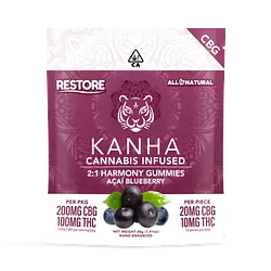 Logo for Gummies - 2:1 Blueberry Acai Harmony Restore Cbg Gummies