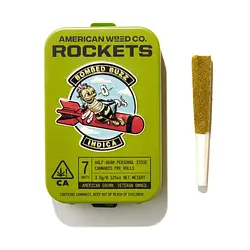 Logo for 7 Pack Infused Pre Roll - Bombed Buzz High Thc