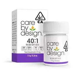 Logo for capsulestablets - 40:1 Cbd:Thc Soft Gels 1ct