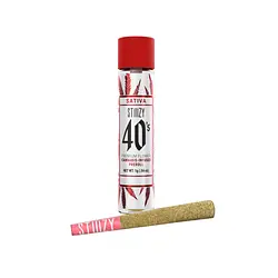 Logo for 40's Infused Pre Roll - Strawberry Cough