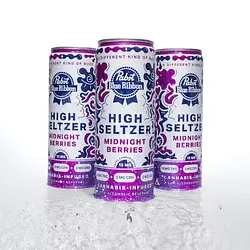 Logo for drinks - Midnight Berries Seltzer