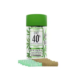 Logo for singles - Strawnana 40's Mini 5pk Prerolls