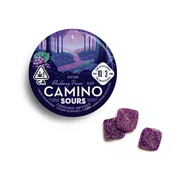 Logo for Gummies - Camino Sours Blackberry Dream Sleep Gummies 100mgmg Thc Cbd Cbn