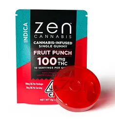 Logo for Gummies - Indica Fruit Punch Single Gummy