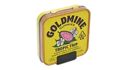 Logo for Gummies - Gold Mine Tropic Trip Guavahibiscus Gummies