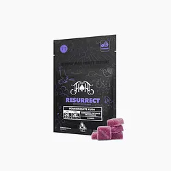 Logo for Gummies - Pomegranate Kush Resurrect 1:1 Thc:Cbg : Gummies 5ct