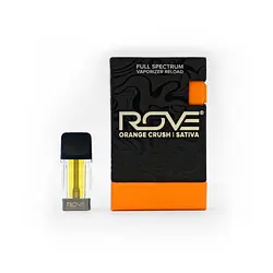 Logo for pods - Orange Crush Melted Diamond Live Resin Vaporizer