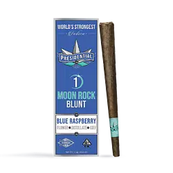 Logo for singles - Blue Raspberry Moon Rock Blunt