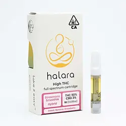 Logo for High Thc Vape Cartridge - Strawnana Smoothie