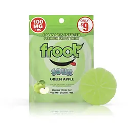 Logo for Gummies - Sour Green Apple Single Thc Gummy