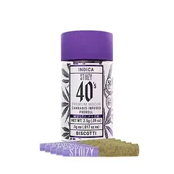 Logo for singles - Biscotti 40's Mini 5pk Prerolls