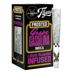 Logo for singles - Grape Gasolina Frosted Flyers 5pk Infused Preroll