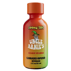 Logo for drinks - Uncle Arnies Magic Mango Shot