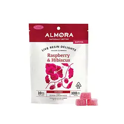 Logo for Gummies - Raspberry Hibiscus 10pk Live Resin Vegan Gummy S