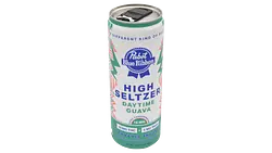 Logo for drinks - Pabst Blue Ribbon Daytime Guava Highseltzerthcv 355ml