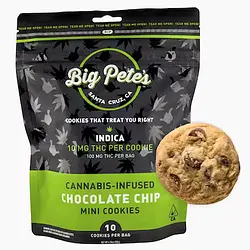 Logo for Chocolates - Big Pete's X 10pk Indica Chocolate Chip Cookies