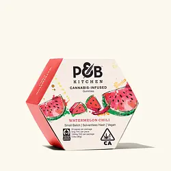 Logo for Gummies - Watermelon Chili 20pk Solventless Hash Gummies Pb Kitchen