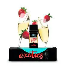 Logo for pods - Strawberry Champagne Plugplay