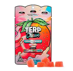 Logo for chews - Terp Chews Strawberry Haze Edible Pack