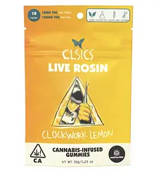 Logo for Gummies - Clockwork Lemon Sativa Live Rosin Gummies