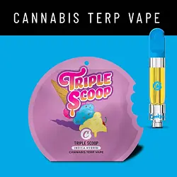 Logo for Cartridges - Triple Scoop Cart Cannabis Terps