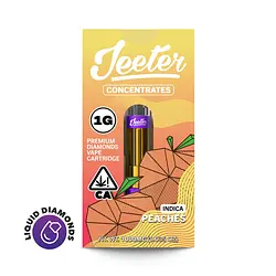Logo for Jeeter Juice Liquid Diamonds Vape Cartridge - Peaches Premium Diamonds Vape Cartridge