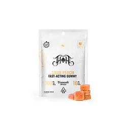 Logo for Gummies - Fast Acting Sour Peach Diamond Infused Gummy