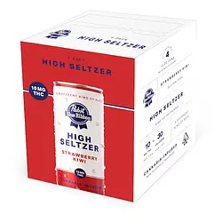 Logo for drinks - High Strawberry Kiwi 4pk Seltzer Pbr