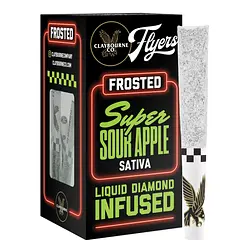 Logo for packs - Super Sour Apple Frosted Flyers Prerolls