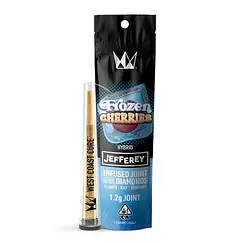 Logo for singles - X Jefferey Frozen Cherries 5pk Infused Preroll
