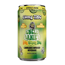 Logo for drinks - Uncle Arnies Beverage Zen Green Tea Zero Calories