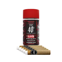 Logo for blunts - Strawberry Cough 40's Mini 5pk Blunts