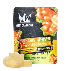 Logo for Gummies - Cloudberry Solventless Gummies Flavored 10 Pieces Mylar