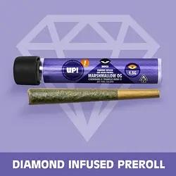 Logo for singles - Marshmallow Og Diamond Infused Preroll