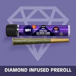 Logo for singles - La Kush Cake Diamond Infused Preroll